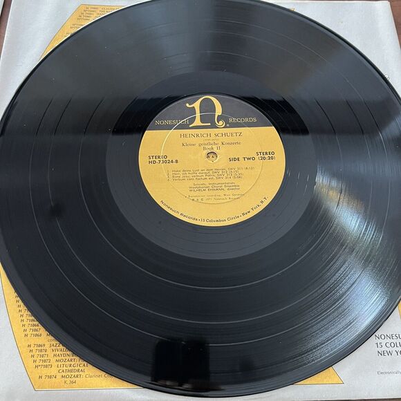 Heinrich Schütz ‎Kleine Geistliche Konzerte Book II (1639) 4xLP Box Set Nonesuch - Picture 7 of 16